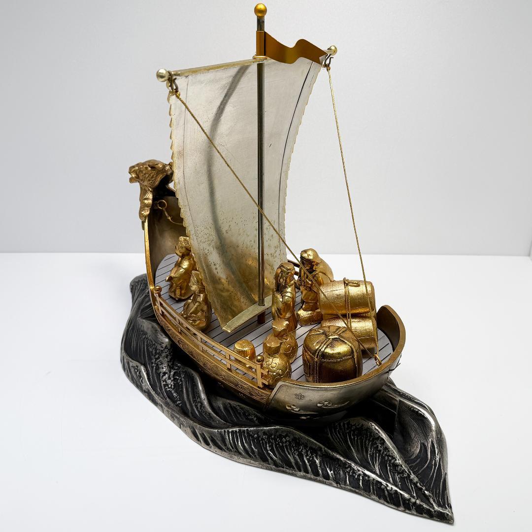 希少品 激レア 掘り出し物 宝船 七福神 全長 47cm