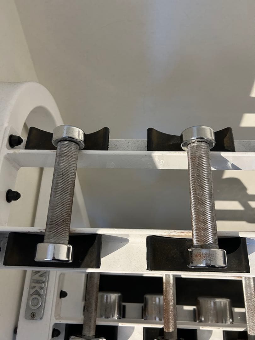 IVANKO ダンベル　1-20kg 15組　ダンベルラック付き