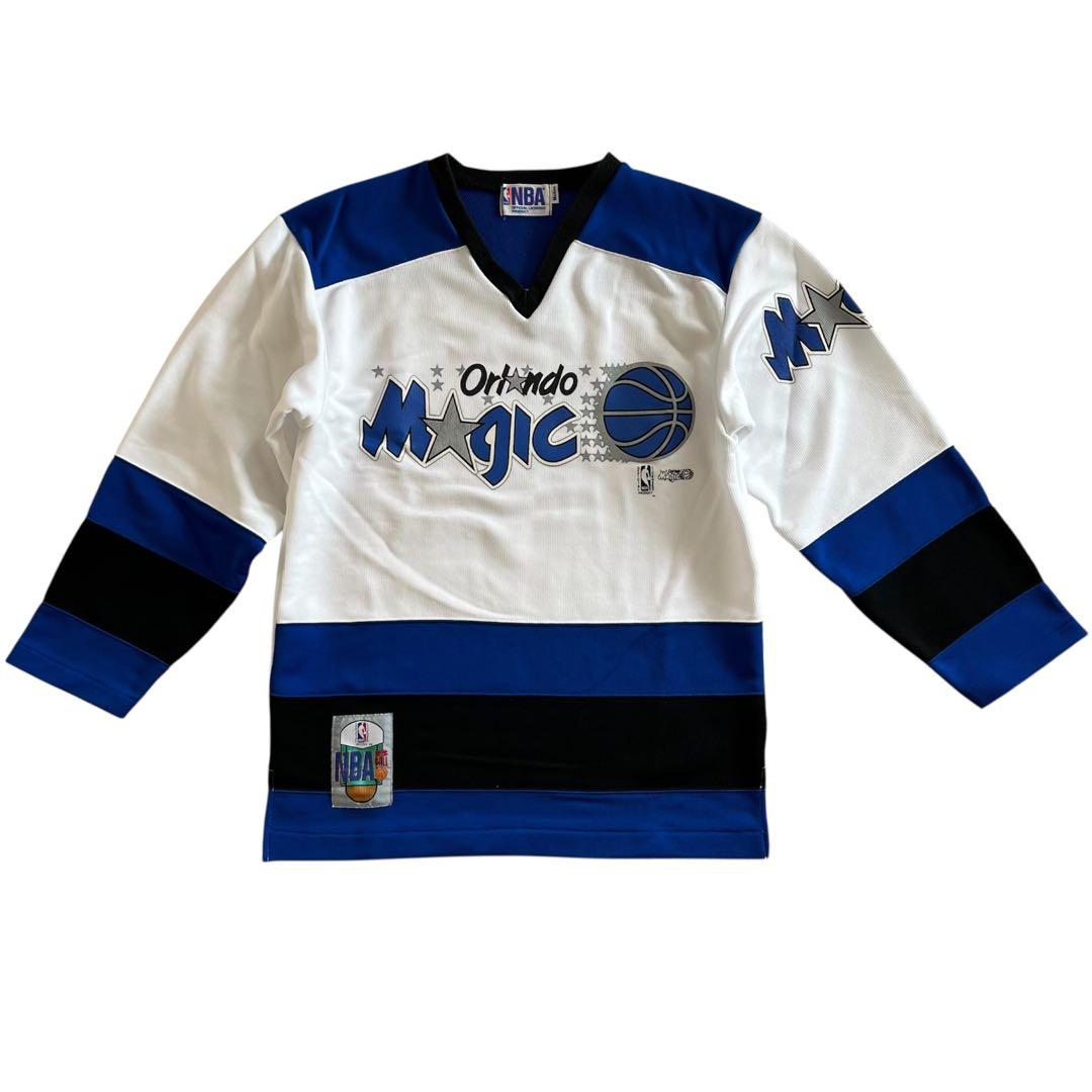 希少 ヴィンテージ NBAホッケーシャツ Orlando Magic 日本製 M