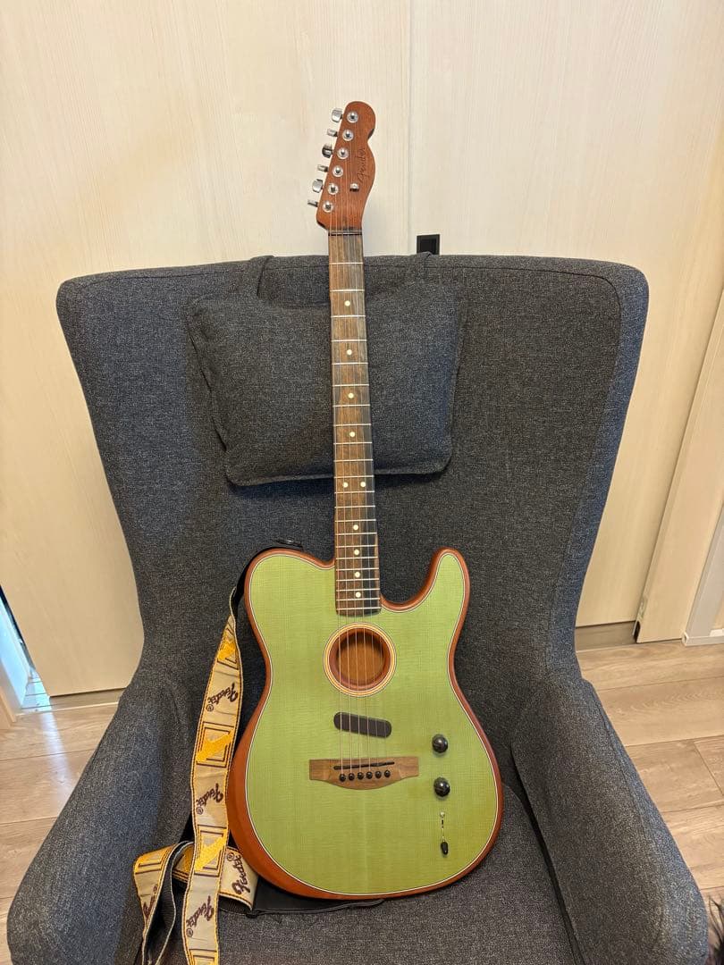 ギター Fender USA acoustasonic telecaster green