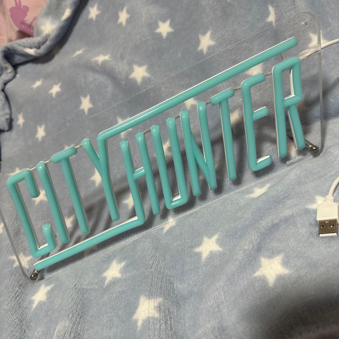 CITY HUNTER シティーハンター ネオンサイン ブルー