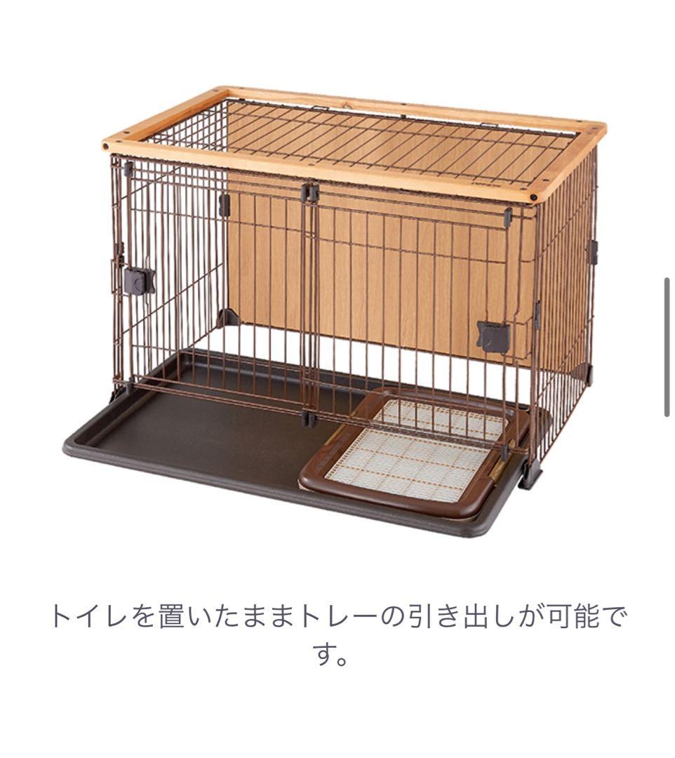 【美品】犬用ゲージ　ドッグケージ　檻　ブラウン