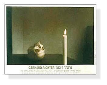 特別価格Skull with Candle ゲルハルト・リヒター アートポスター