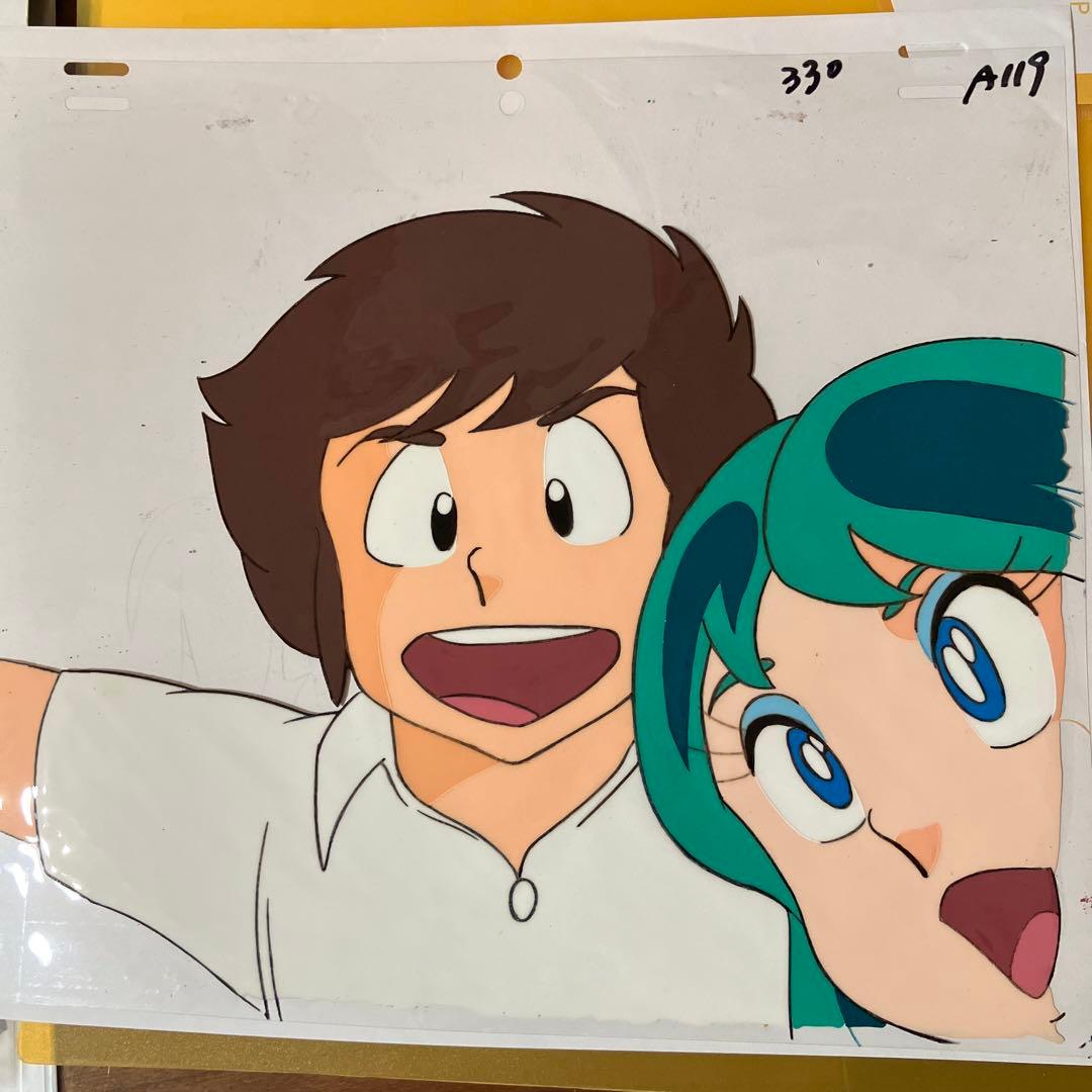 うる星やつら　セル画　　あたるとラム