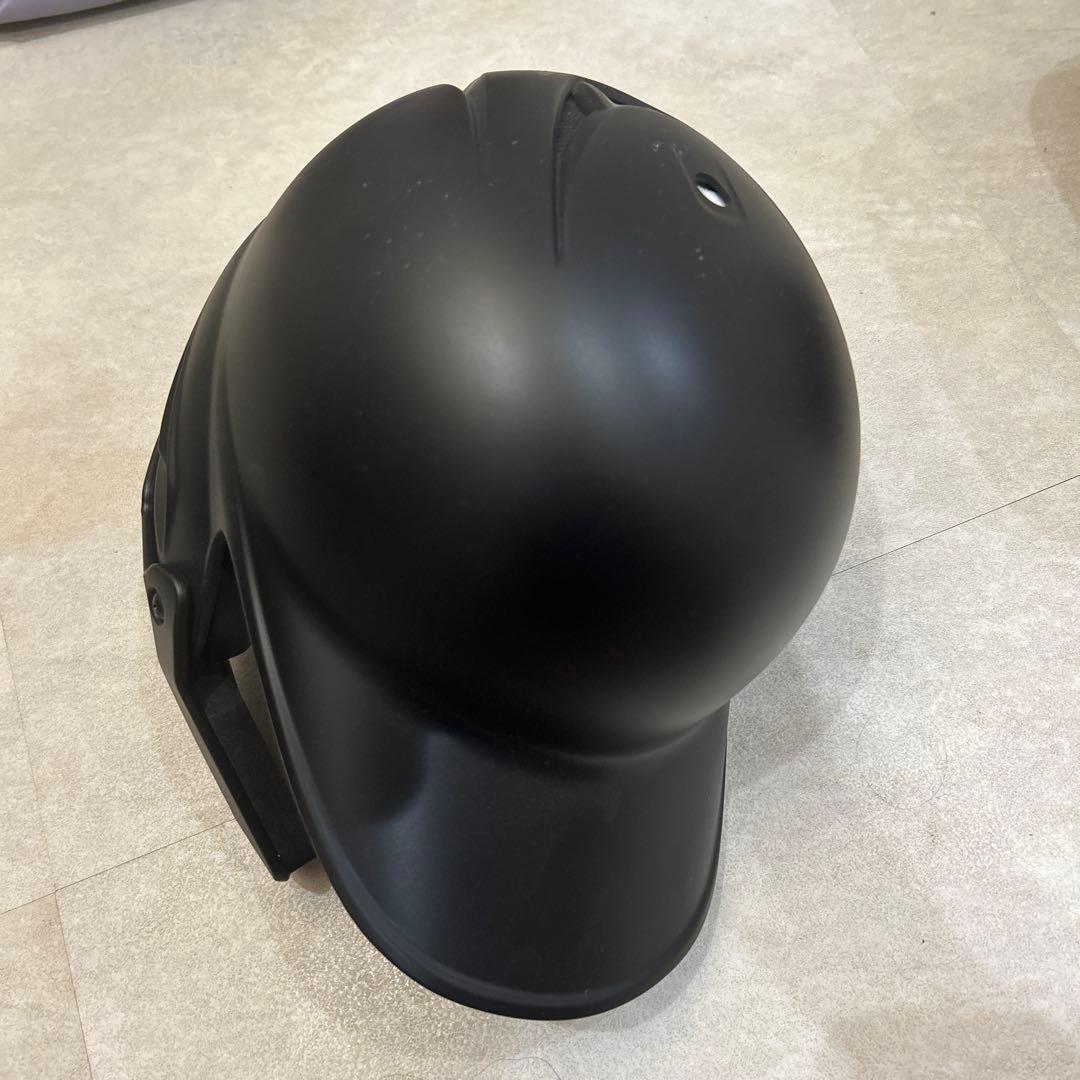 野球　大人軟式用ヘルメット　左打ち用　フェイスガード付