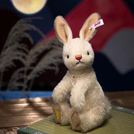 日本限定 希少 フルムーンラビット シュタイフ steiff 十五夜うさぎ