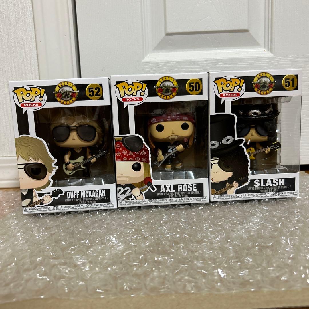 Funko POP！ ROCKS  GUNS'N'ROSES 3体セット