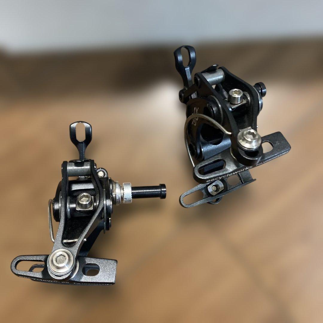 eebrake キャリパーブレーキ 黒 取り付け説明書付き