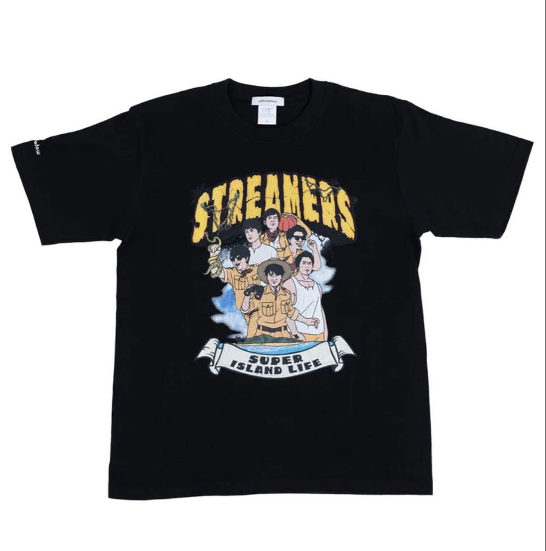 【新品未使用】加藤純一ハイパー無人島TシャツLサイズ黒