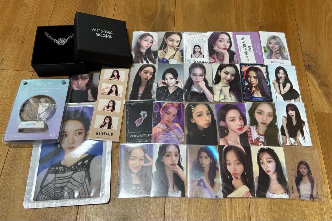 aespa グッズ まとめ売り トレカ アルバム カリナ ペンライト 公式