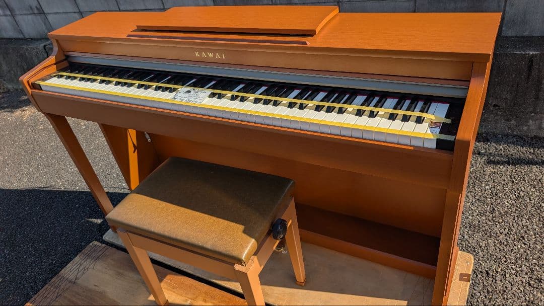送料込み KAWAI 電子ピアノ CN25C 15年製 激激可愛いチェリー