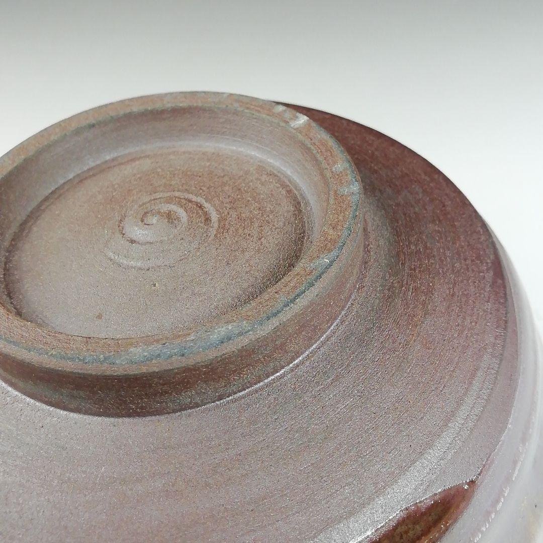 Ｔ５９５　茶碗　『高取焼』『掛分釉　茶碗』『亀井味楽 造』　共箱　抹茶碗　茶道具