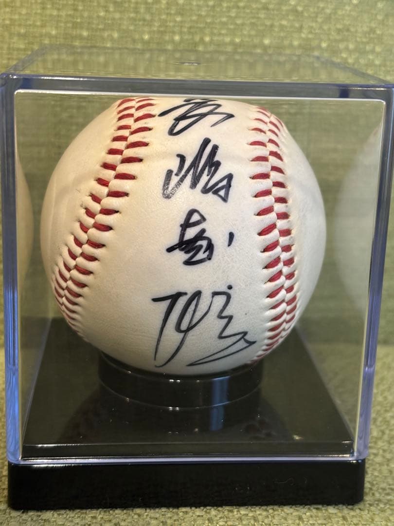 長嶋茂雄直筆サイン入り野球ボール（ケース付き）