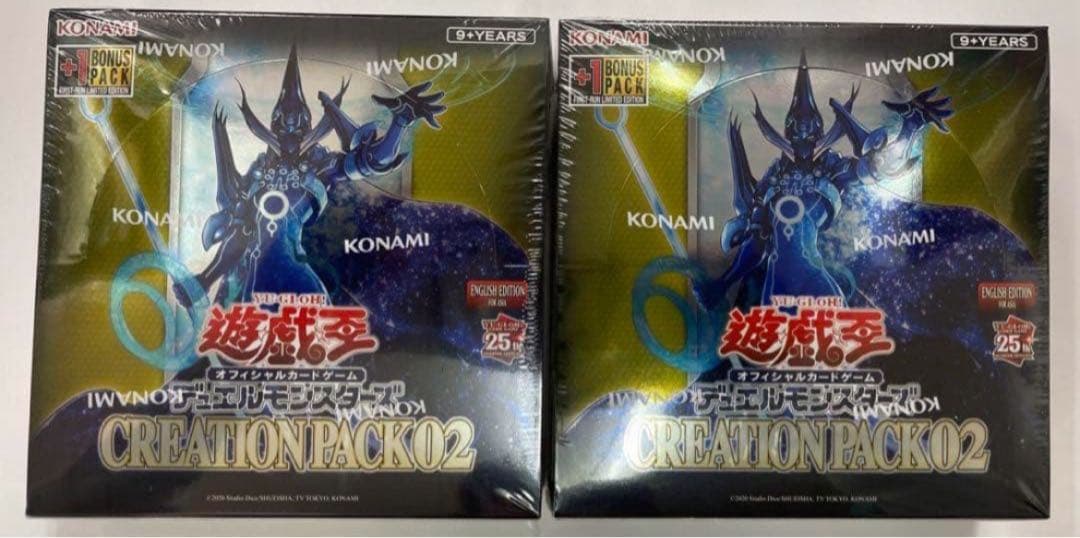 遊戯王 アジア 英語 泰亜版　CREATION PACKク02 ×2BOX