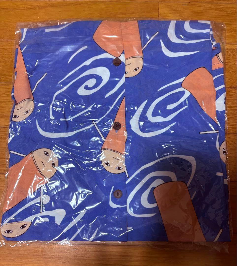 【未使用】 銀魂 坂田銀時 アロハシャツ　缶バッジ付き