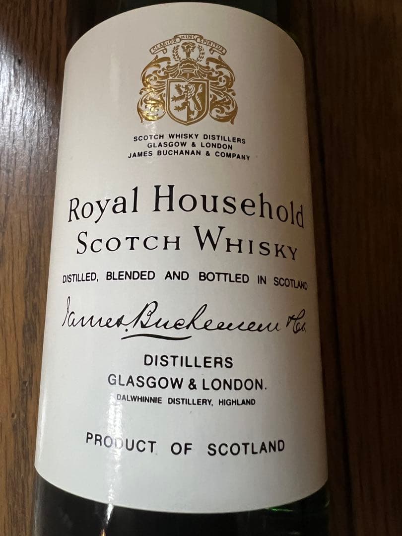 【ゆき】ロイヤル ハウスホールド　スコッチウィスキー　750ml