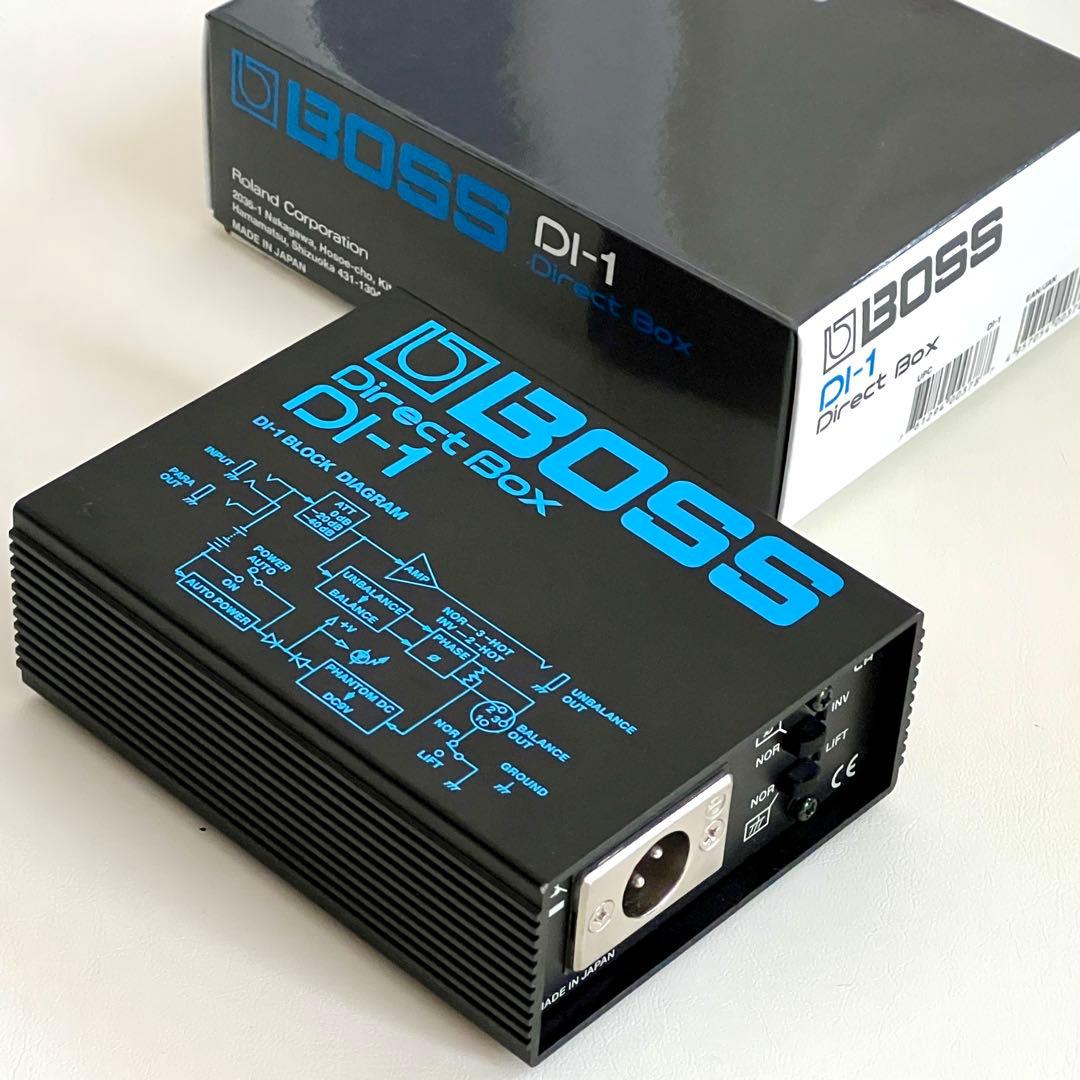 と*る様 【超美品】BOSS DI-1 ダイレクトボックス 新品電池サービス！