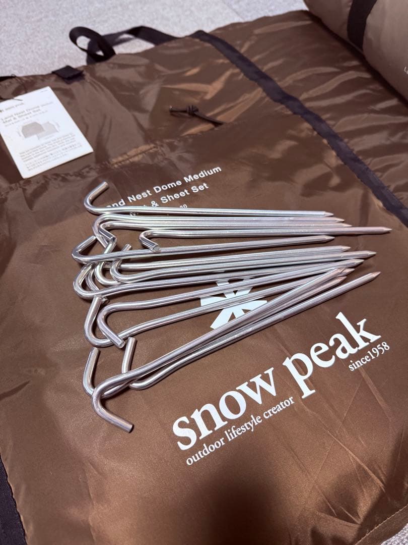  peak ランドネストM テントタープセット＋インナーマットセット