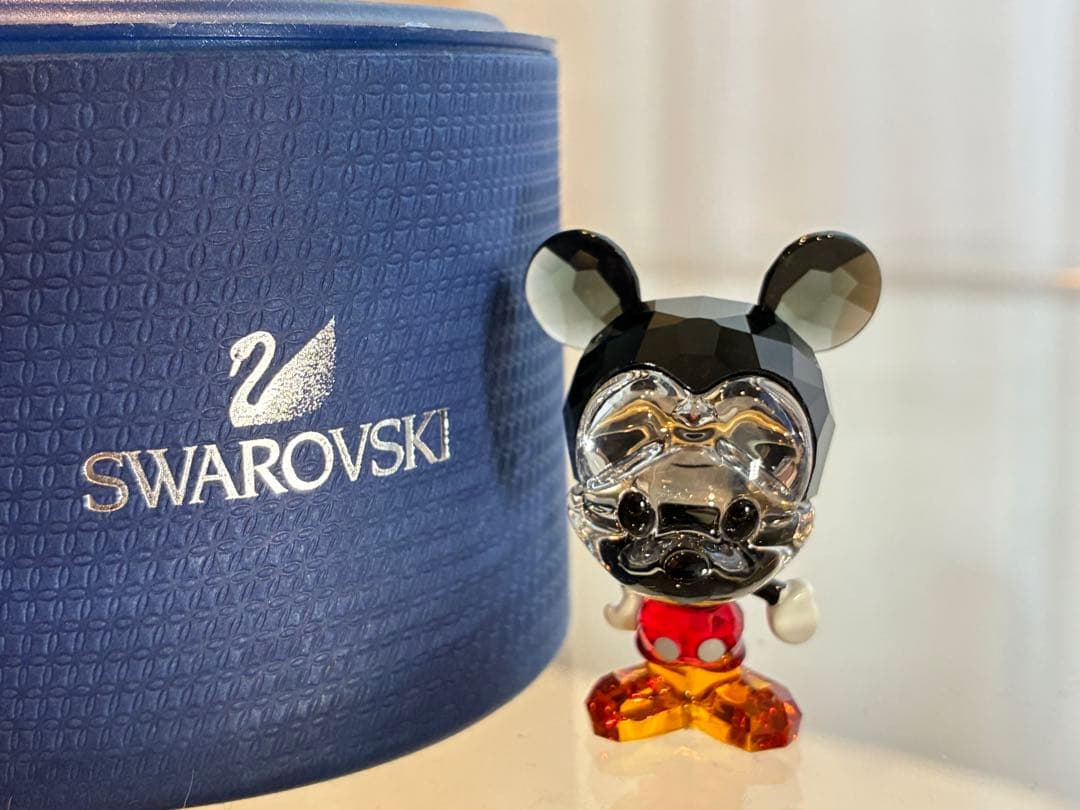 スワロフスキー キューティーズ ミッキーマウス美品置物