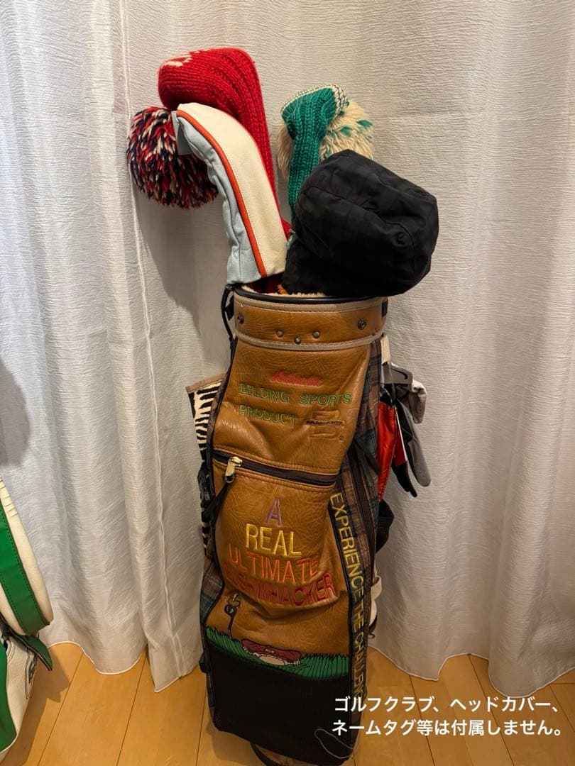 BELDING ベルディング キャディバッグ　ゴルフバック　ブラウン　バックのみ