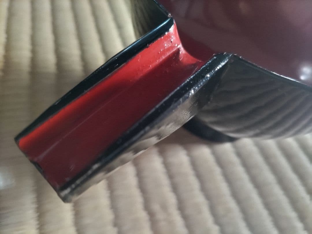 根来　漆　片口　江戸