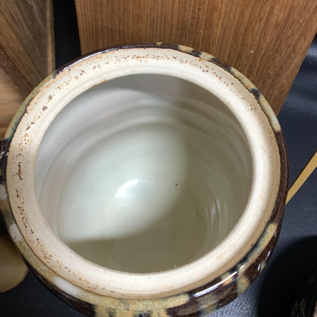 茶箱　短冊　茶道具セット　歴史　古物　棗　茶碗　水差し　茶杓　銘有
