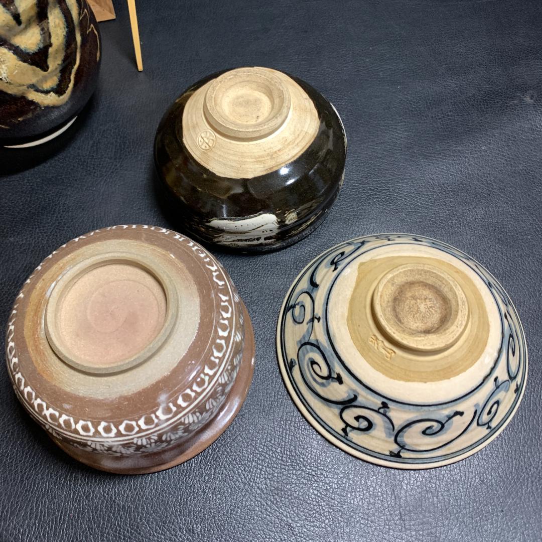 茶箱　短冊　茶道具セット　歴史　古物　棗　茶碗　水差し　茶杓　銘有