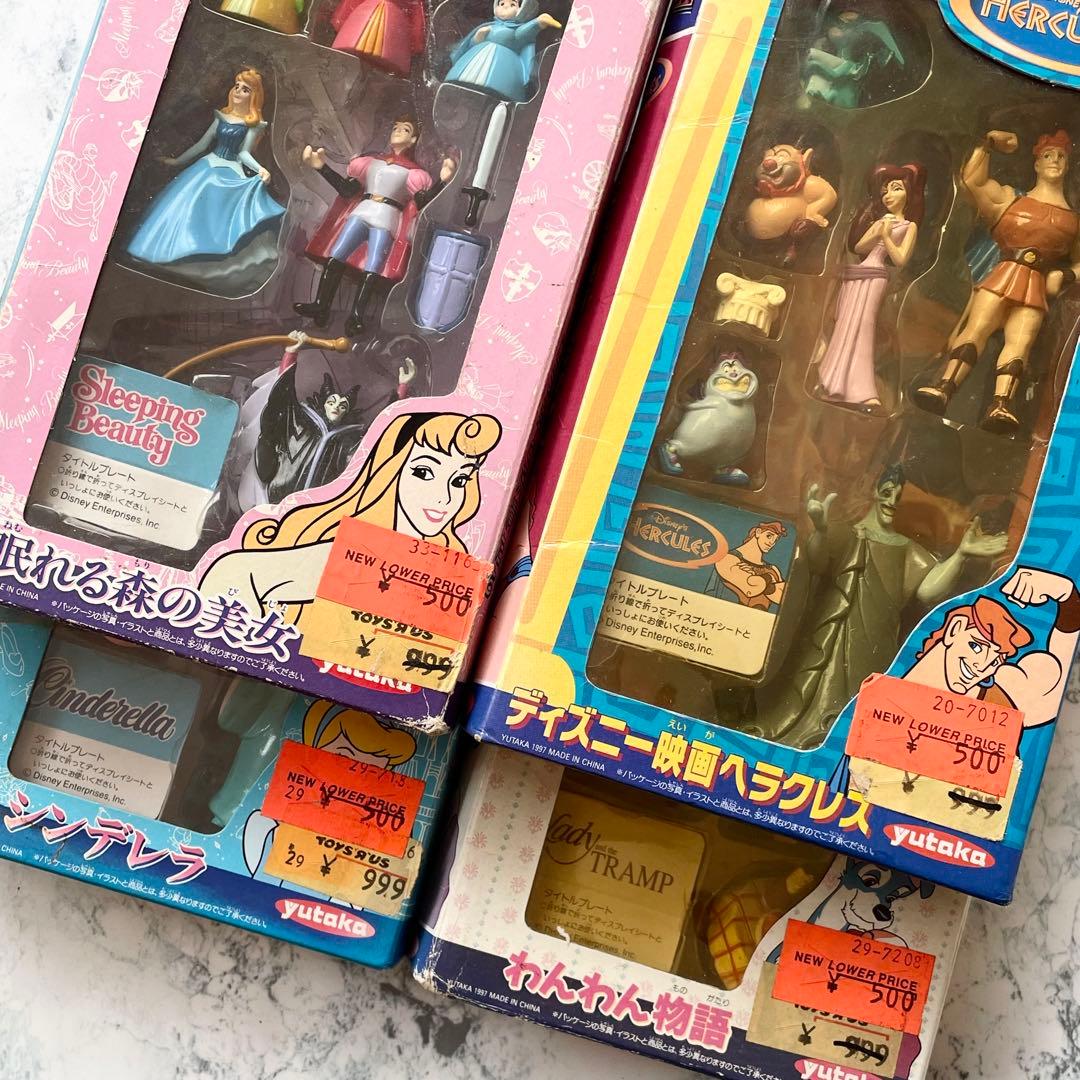 【希少】ディズニー ユタカ ムービーフレンズ フィギュア レトロ 16点セット