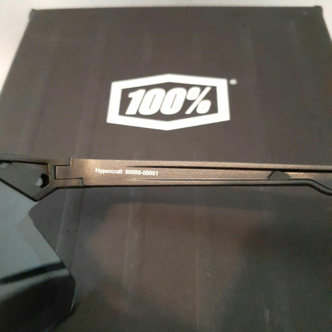 100% HYPERCRAFT ブラック ゴールド ワンハンドレッド サングラス