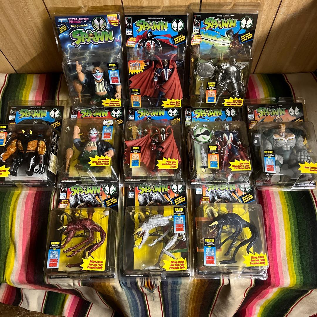 スポーンシリーズ①11点セットBOOK付きブリスターパックおまけアンジェラ