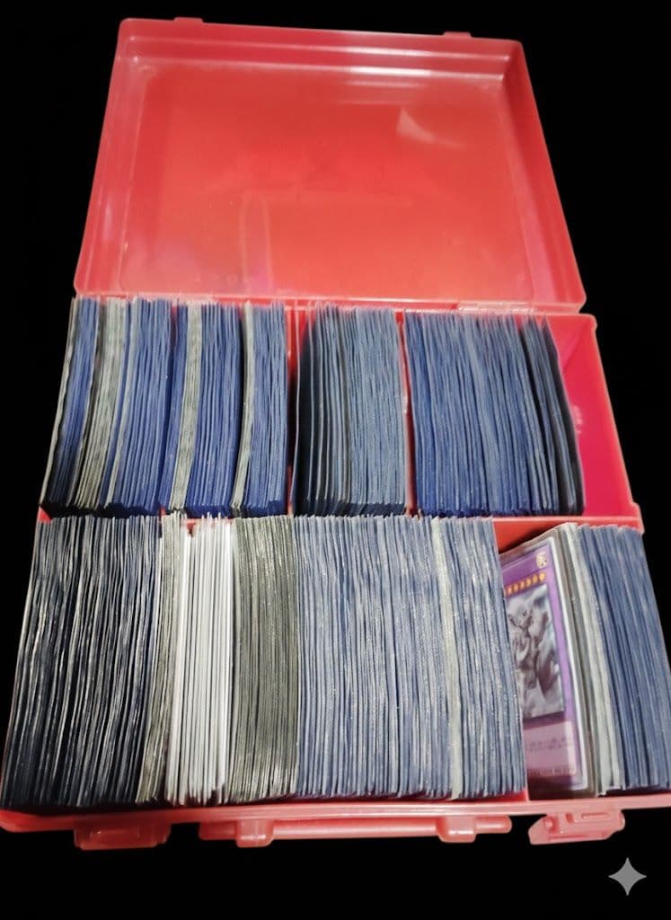 【遊戯王カード　まとめ売り・引退品】ケース＋スリーブ付き