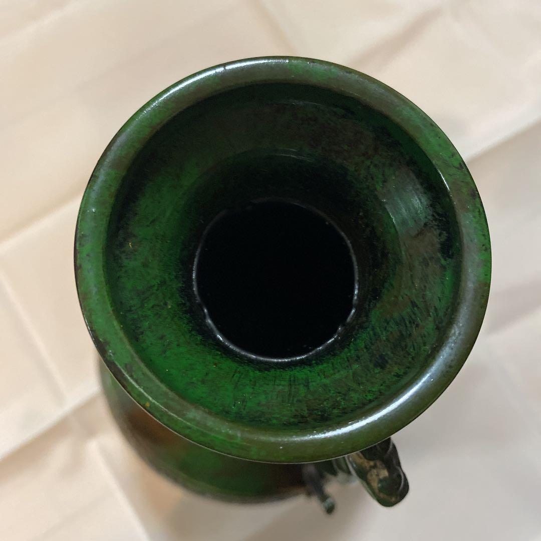 高岡銅器　花瓶　希少