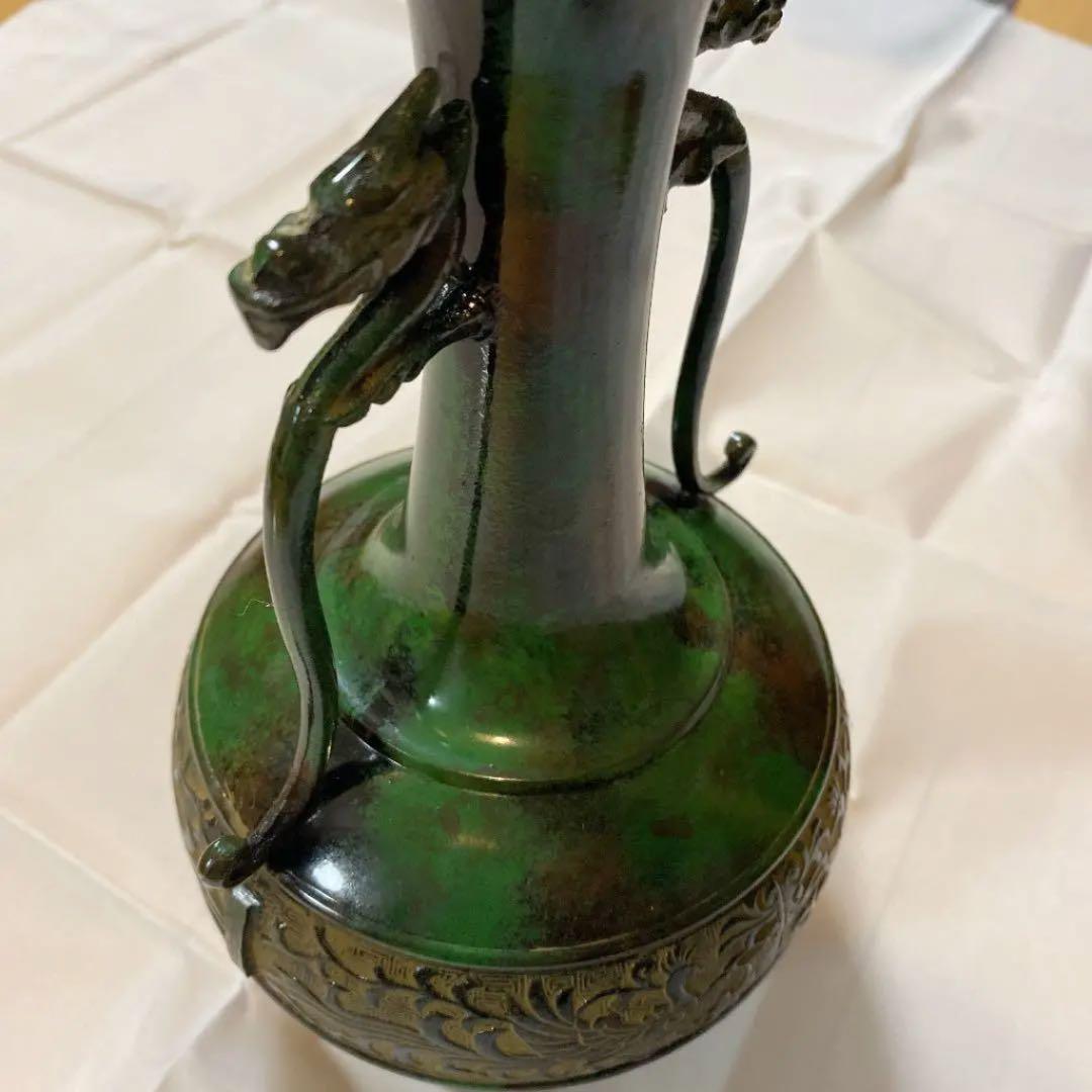 高岡銅器　花瓶　希少