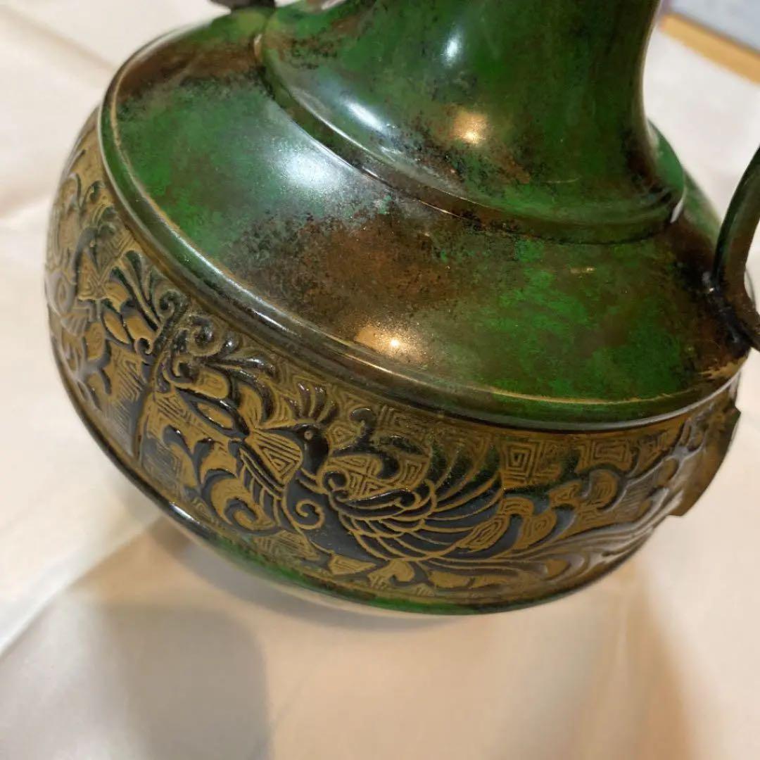 高岡銅器　花瓶　希少