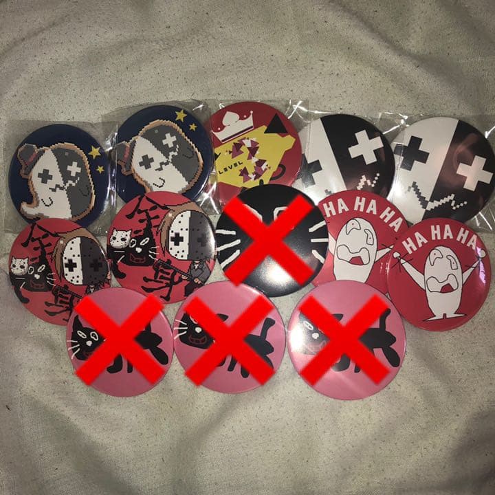 level3缶バッジ level4アクリルキーホルダー