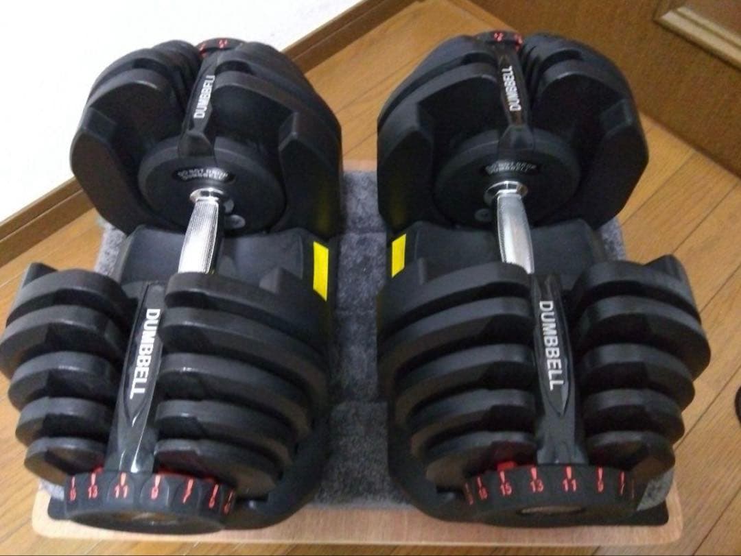 TOP FILM アジャスタブル ダンベル 40kg 2個セット 直接引取限定