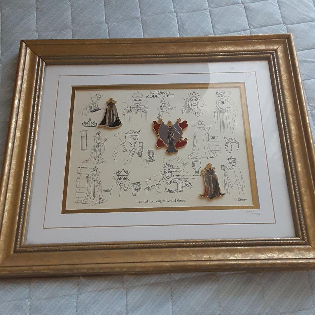 限定品　ディズニー　エビルクイーンモデルシート　7500分の2197