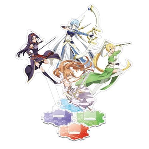 ライフカード特典　ソードアートオンライン　アクスタセット4点セット