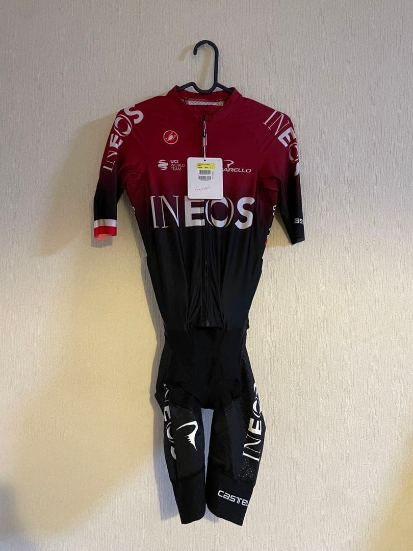 【選手未使用品】 チーム イネオス 半袖ロードワンピース ゴワシュ選手 非売品