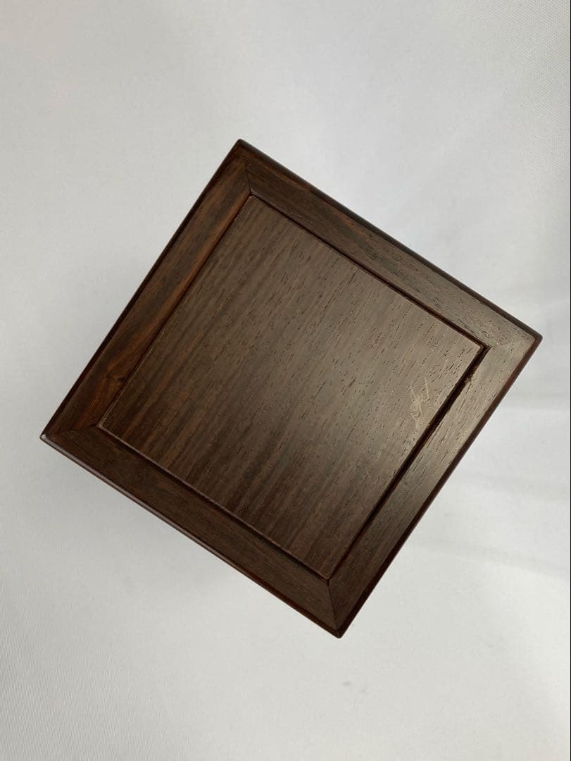 飾り台　小品盆栽台　花台　紫檀　茶華道具　中国美術　レトロ　ミニ　GA2