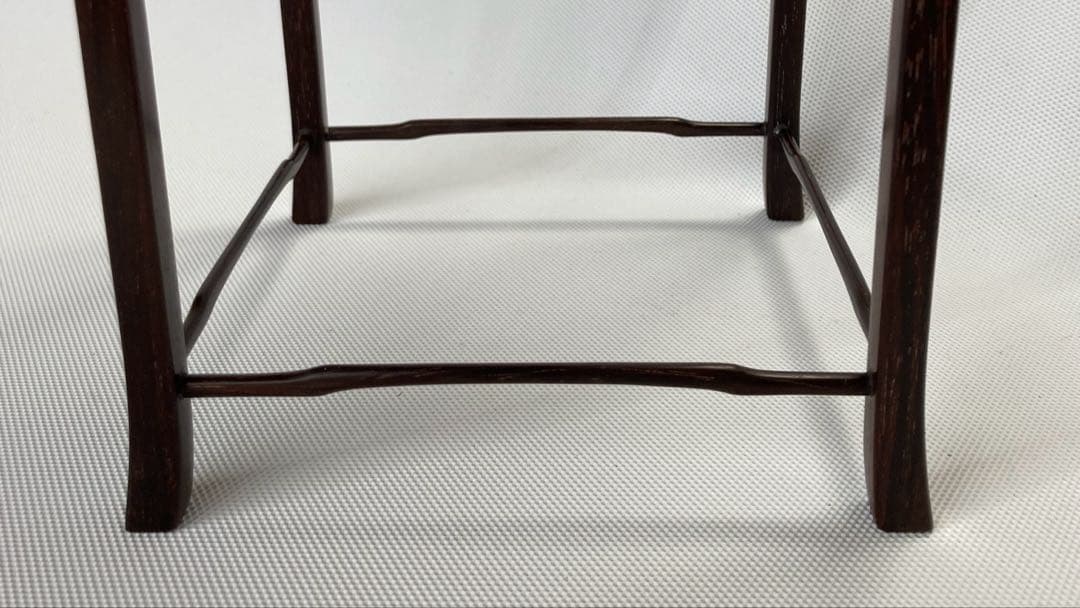 飾り台　小品盆栽台　花台　紫檀　茶華道具　中国美術　レトロ　ミニ　GA2