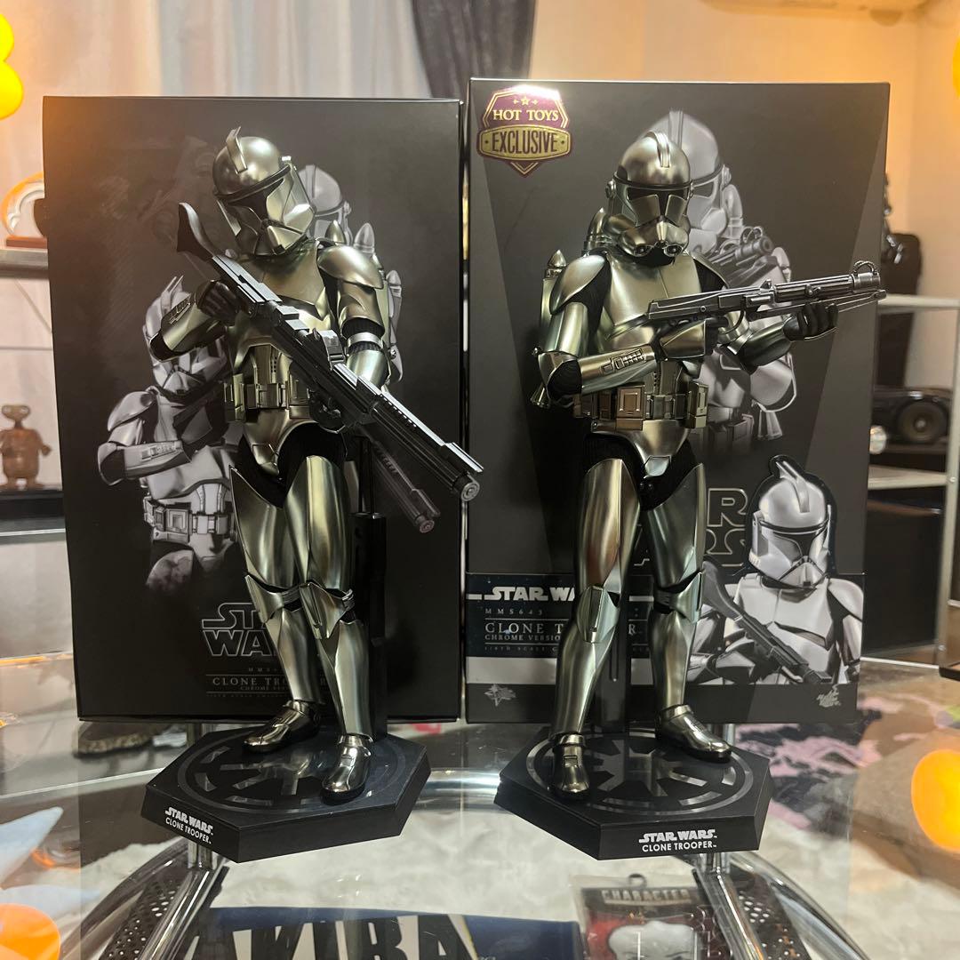 【トイサピ限定】ホットトイズ クローン・トルーパー クロム版 2体セット