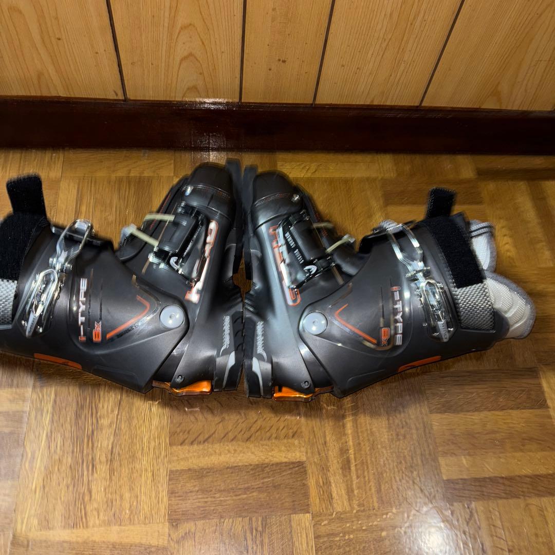 HEADスキーブーツ 男性用 ブラック/オレンジ