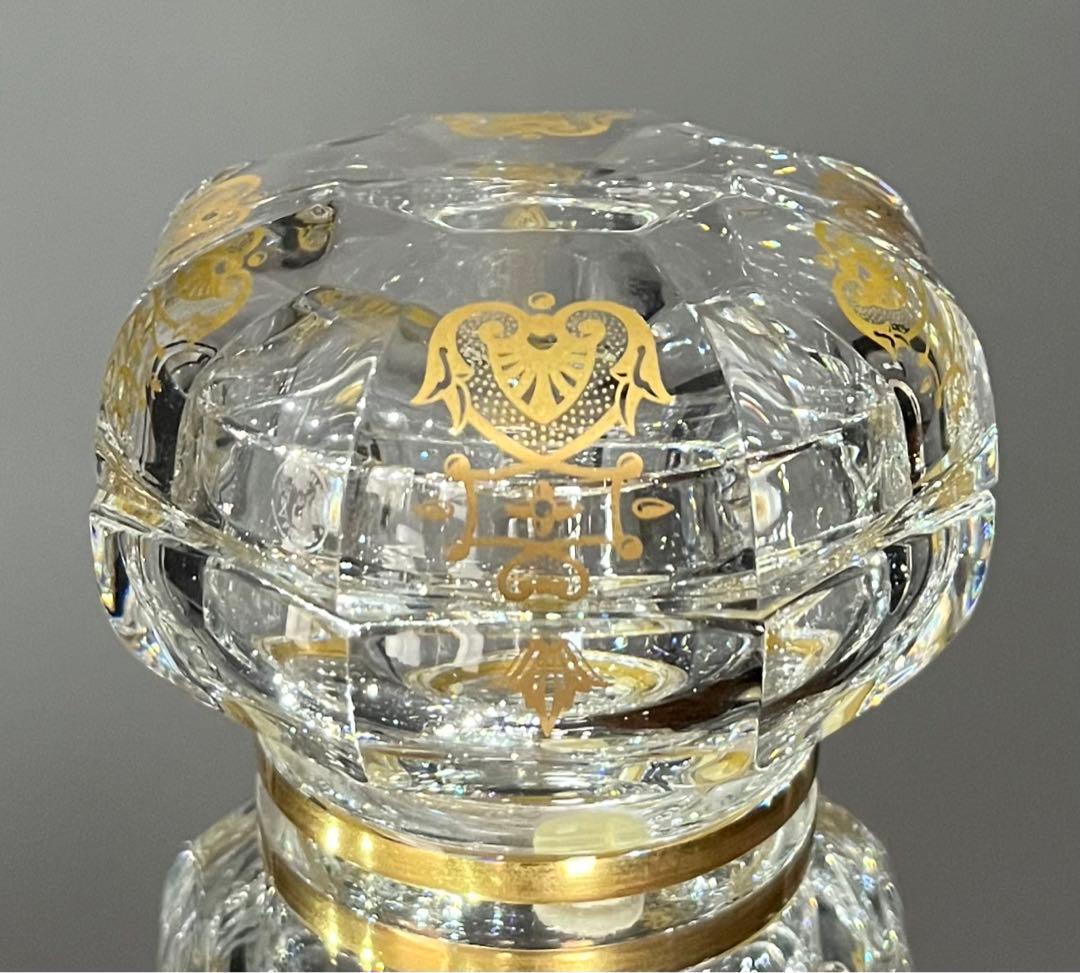 BACCARATバカラ/※廃盤極稀少型　エンパイア 金彩　蓋物　美品