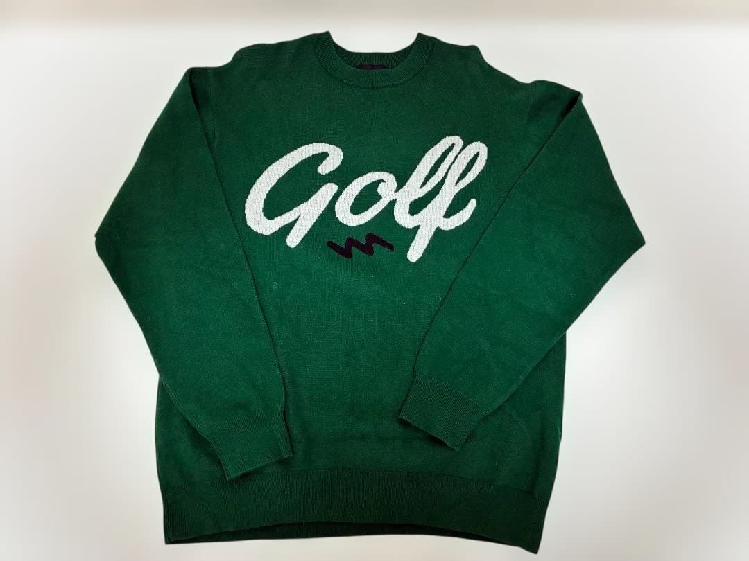 BEAMS GOLF ELECTRIC 長袖クルーネックセーター