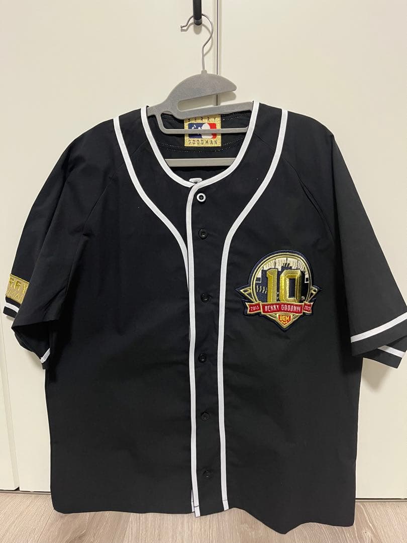 ベリーグッドマン ベースボールシャツ 甲子園 ブラック Mサイズ