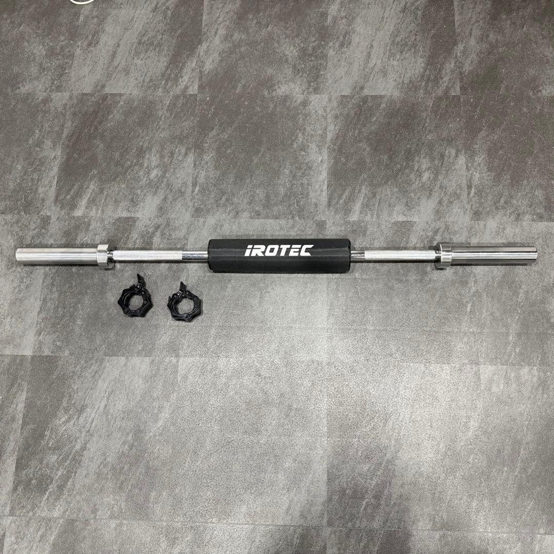 アイロテック　オリンピックバーベル　ショートタイプ　wバー　EZバー