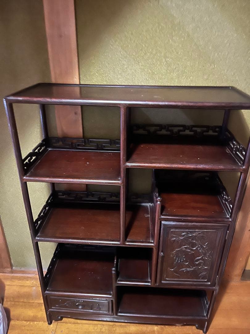 茶箪笥　煎茶　　飾り棚　アンティーク