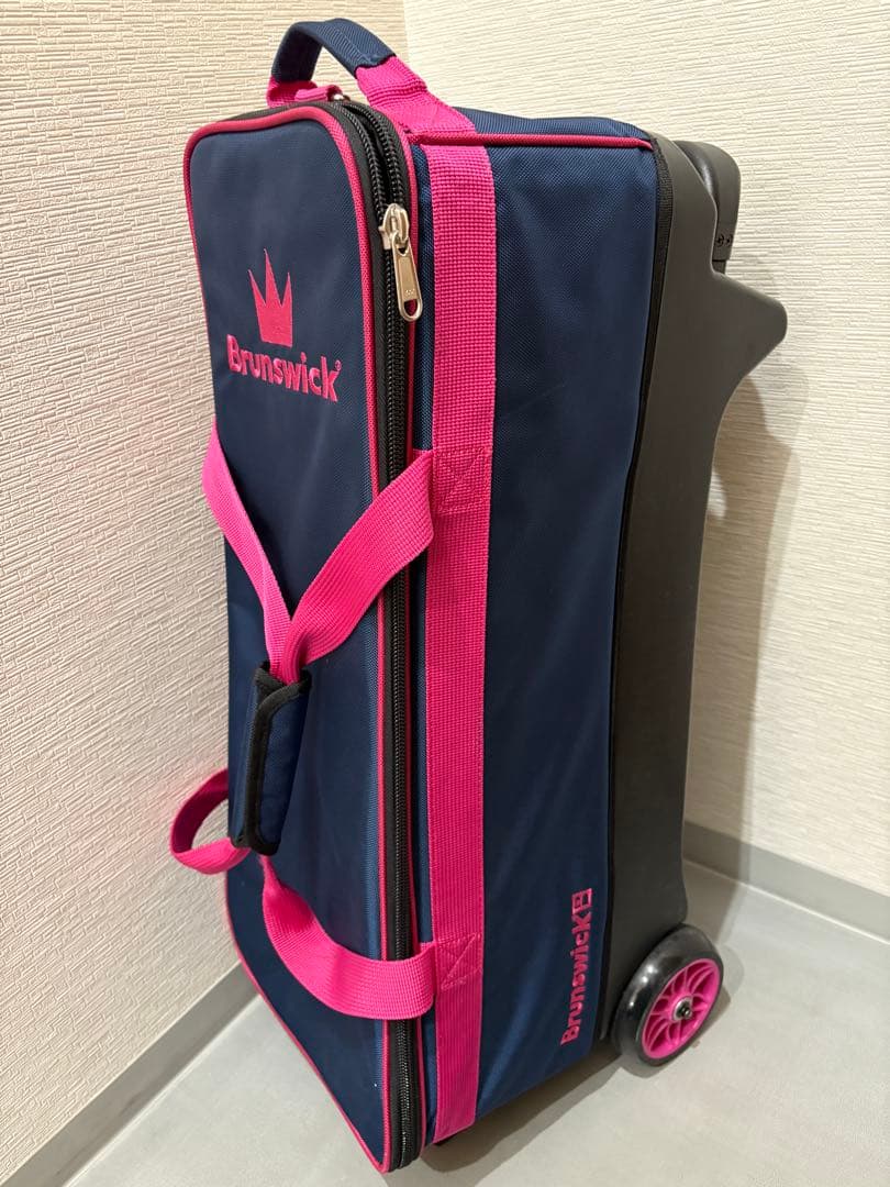 ブランズウィック　トリプルローラーバック　BB200 ネイビーピンク