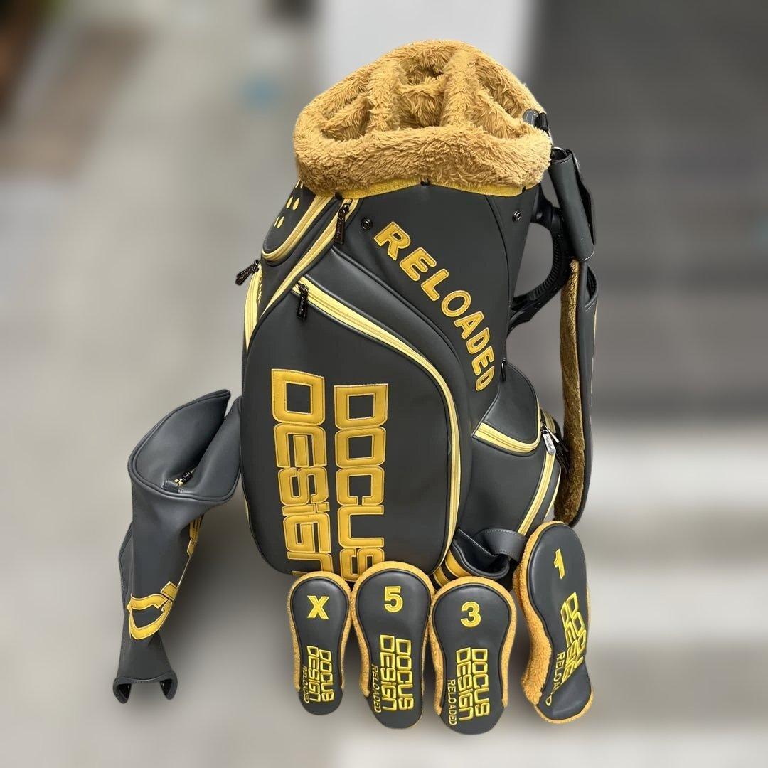 ドゥーカス Docus Reloaded キャディバッグ ヘッドカバーセット付属